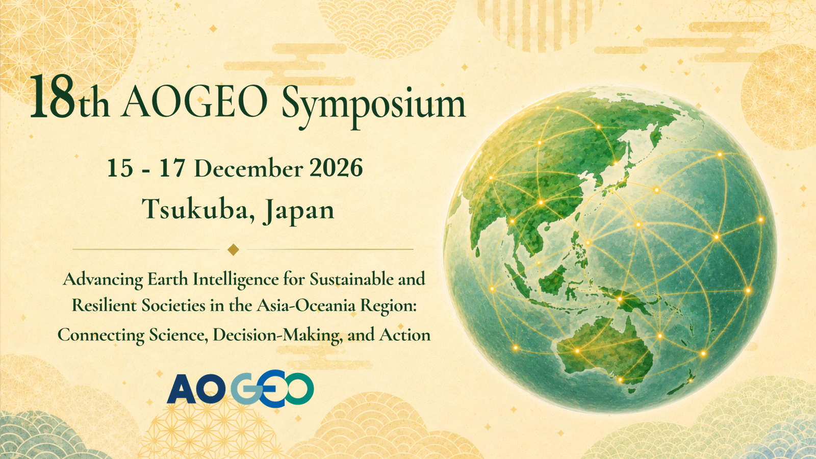 Registration Now Open for the 18th AOGEO Symposium